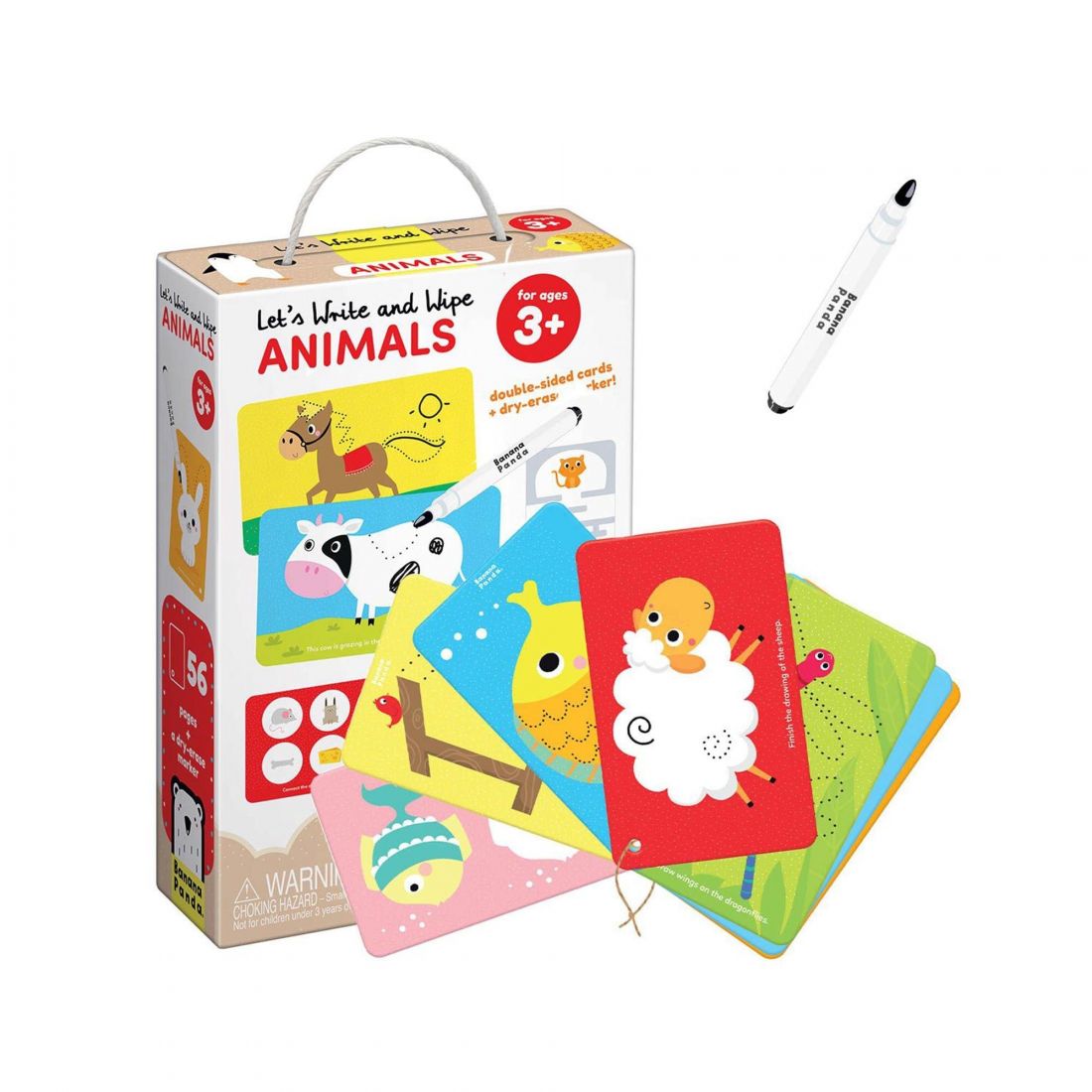 Imaginarium Let's Write and Wipe Animals