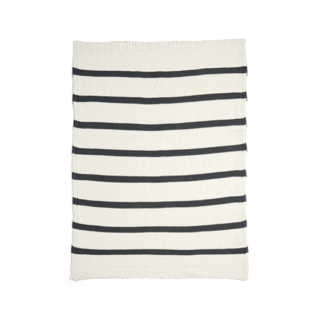 Mamas & Papas Knitted Blanket 70*90 cm Monochrome Stripe