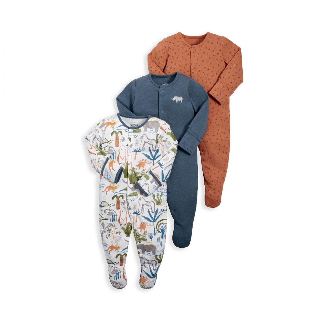Mamas & Papas Sleepsuits 3 Pack