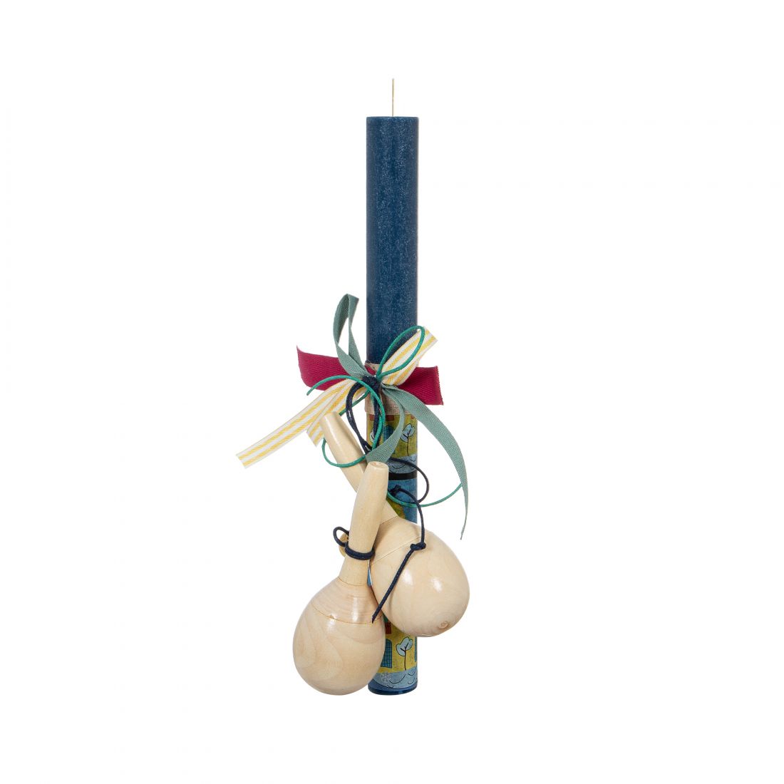 Easter Candle Wooden Maracas