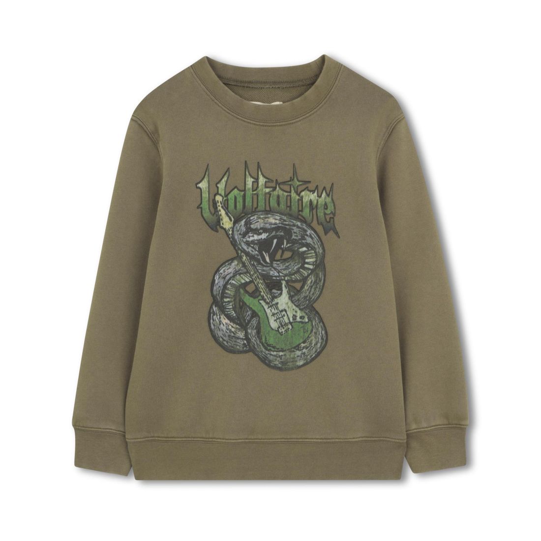 Παιδικό Φούτερ Zadig & Voltaire με Ξεβαμμένο Εφέ και Μπροστινό Τύπωμα