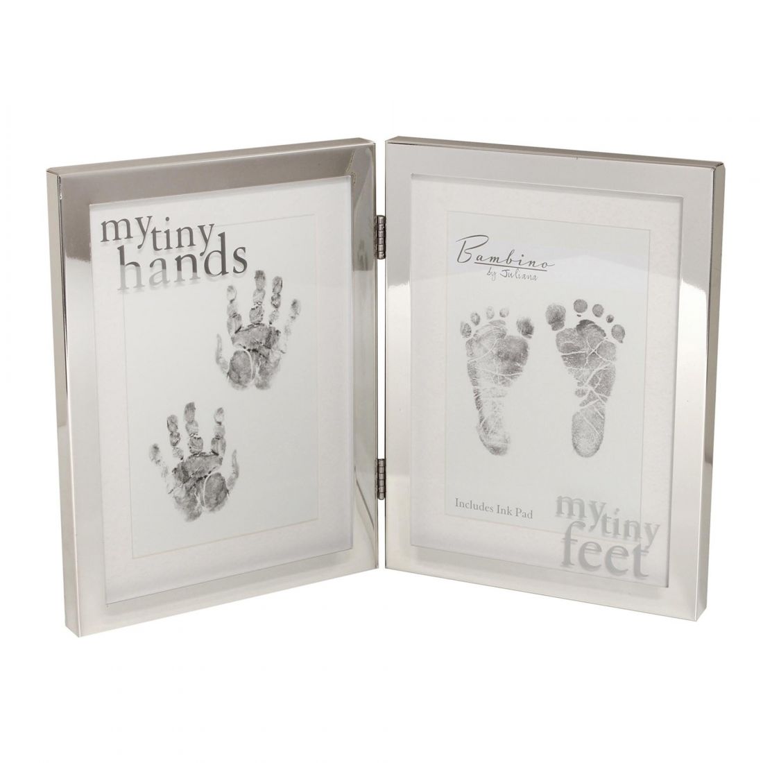 Bambino Silver Plated Frame My Tiny Hands/Feet