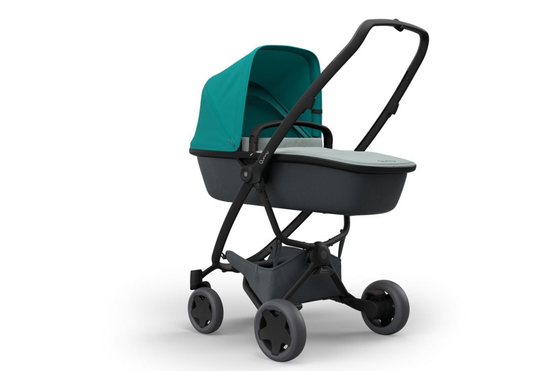 Quinny Baby LUX Carrycot Grey On Graphite