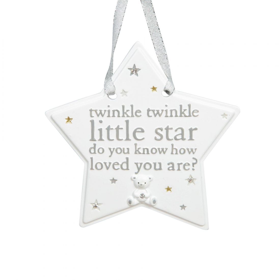 Bambino with Little Star' Hanging Plaque