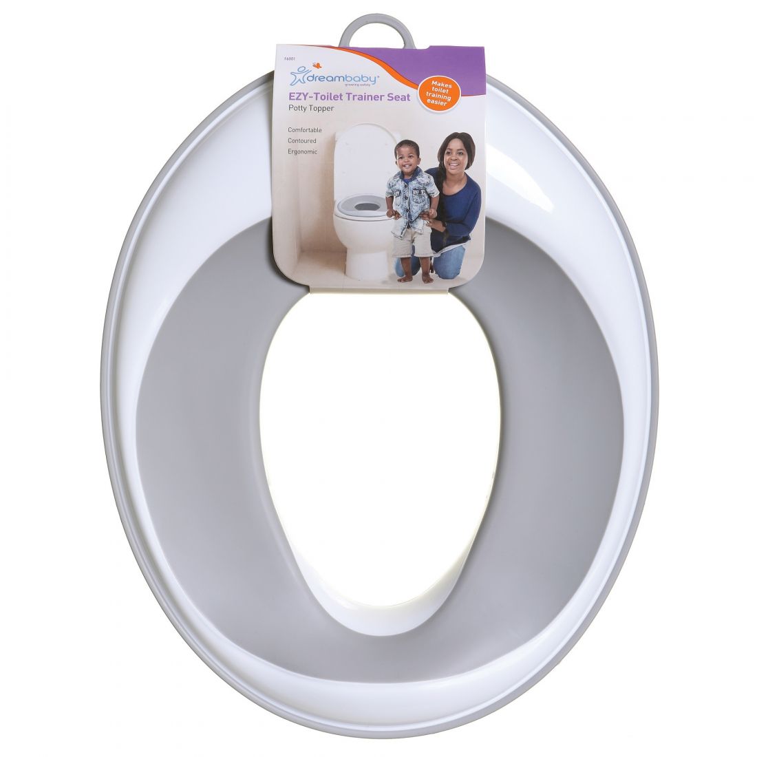 DreamBaby Kids EzyToiletTrainer Seat Grey