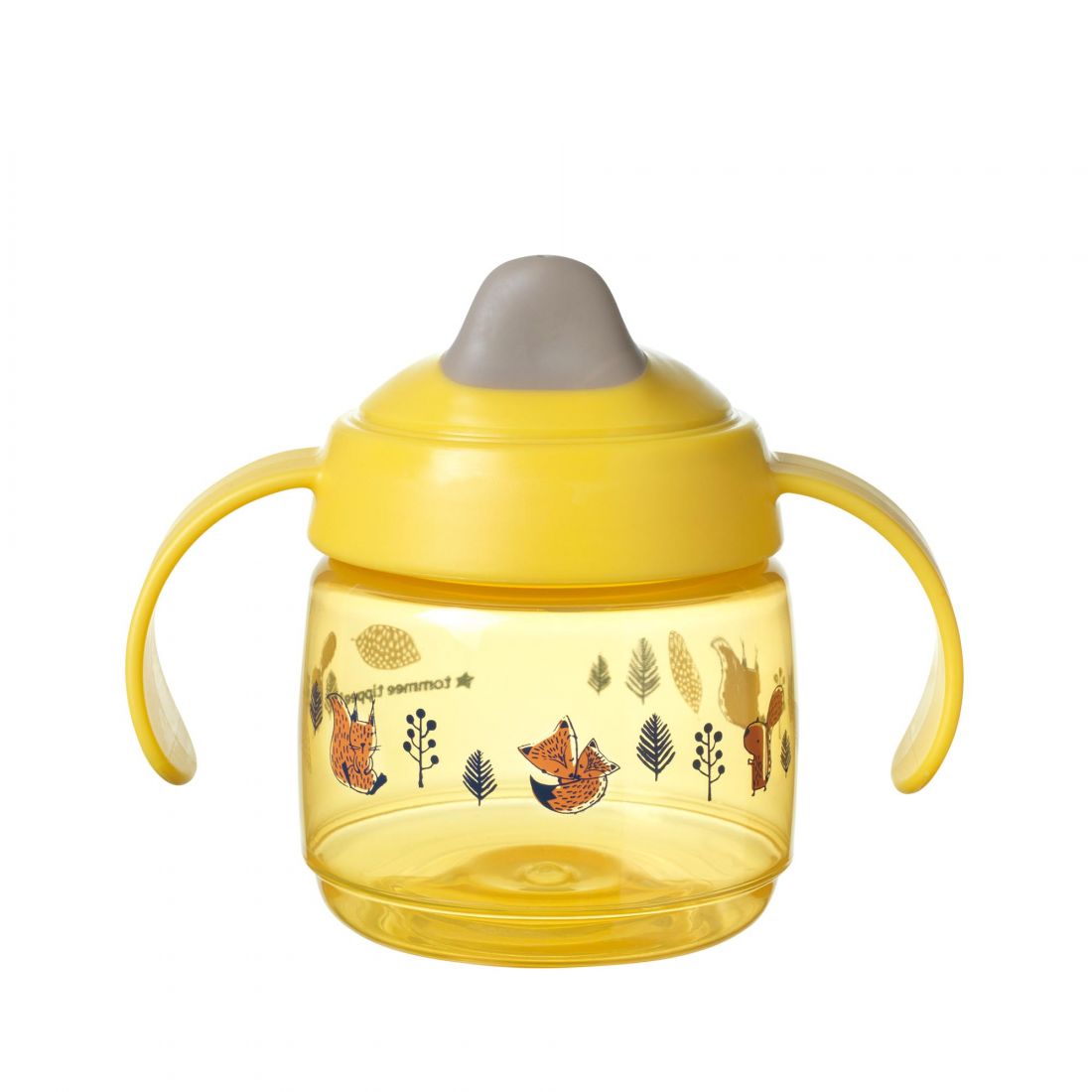 Tommee Tippee Kids Transition Cup with Soft Spout Silicone Yellow 190ml 4m+