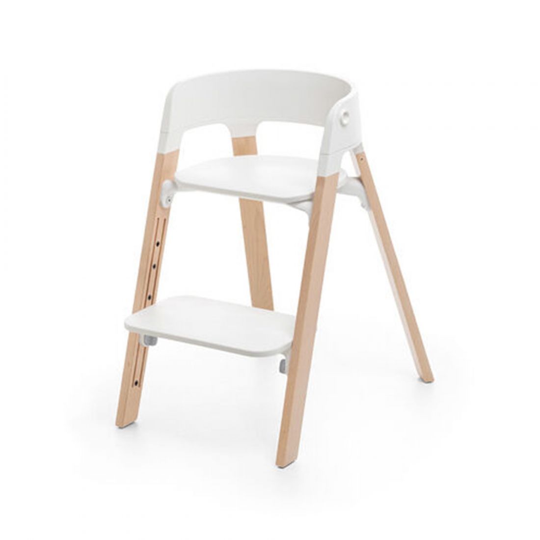 Παιδικό Κάθισμα Φαγητού Stokke STEPS White/Natural