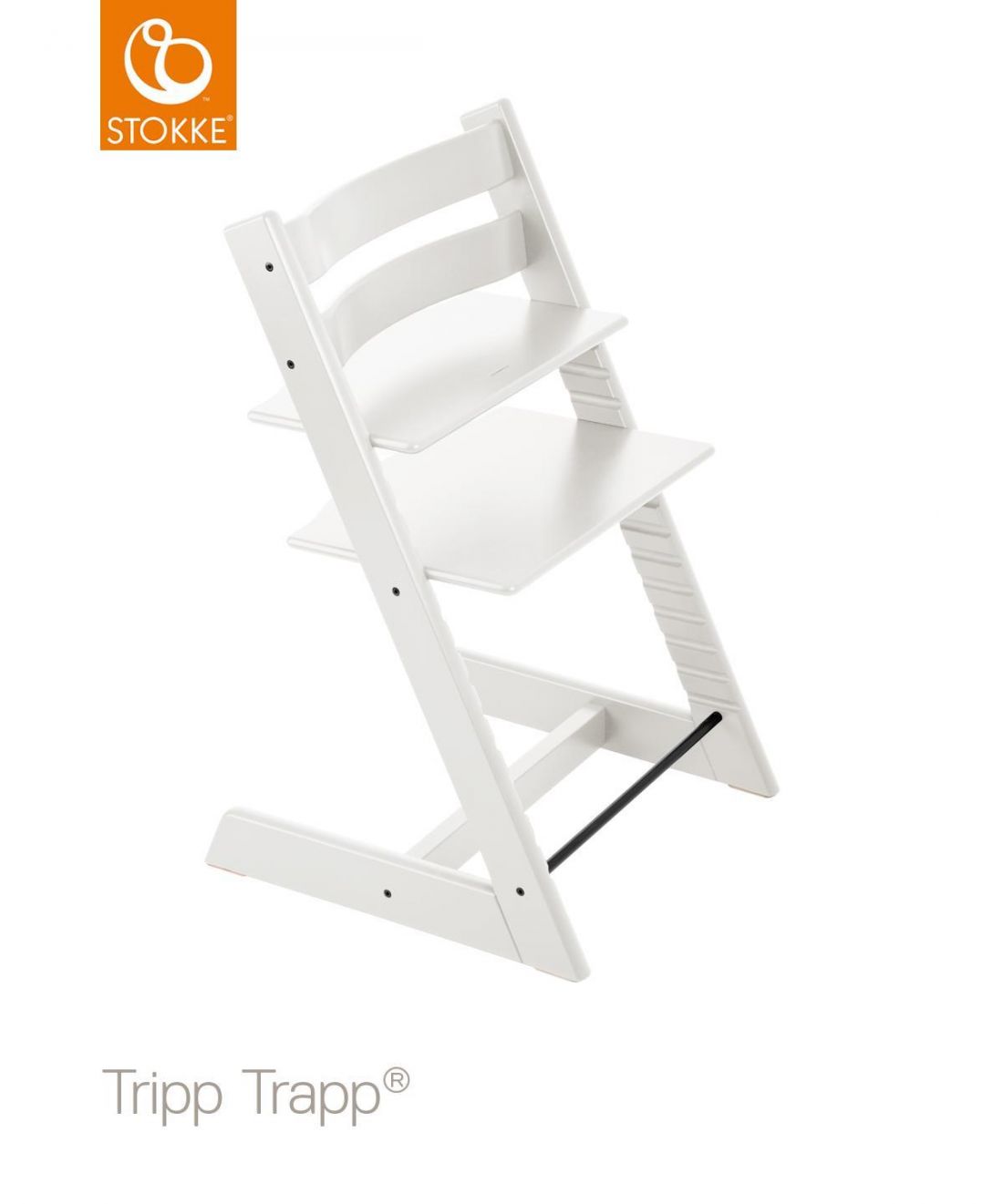 Παιδικό Κάθισμα Φαγητού Stokke TRIPP TRAPP White +ΔΩΡΟ Βρεφική Πλάτη Tripp Trapp