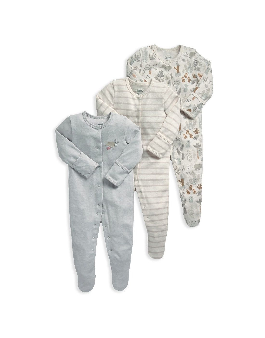 Mamas & Papas Sleepsuits - 3 Pack