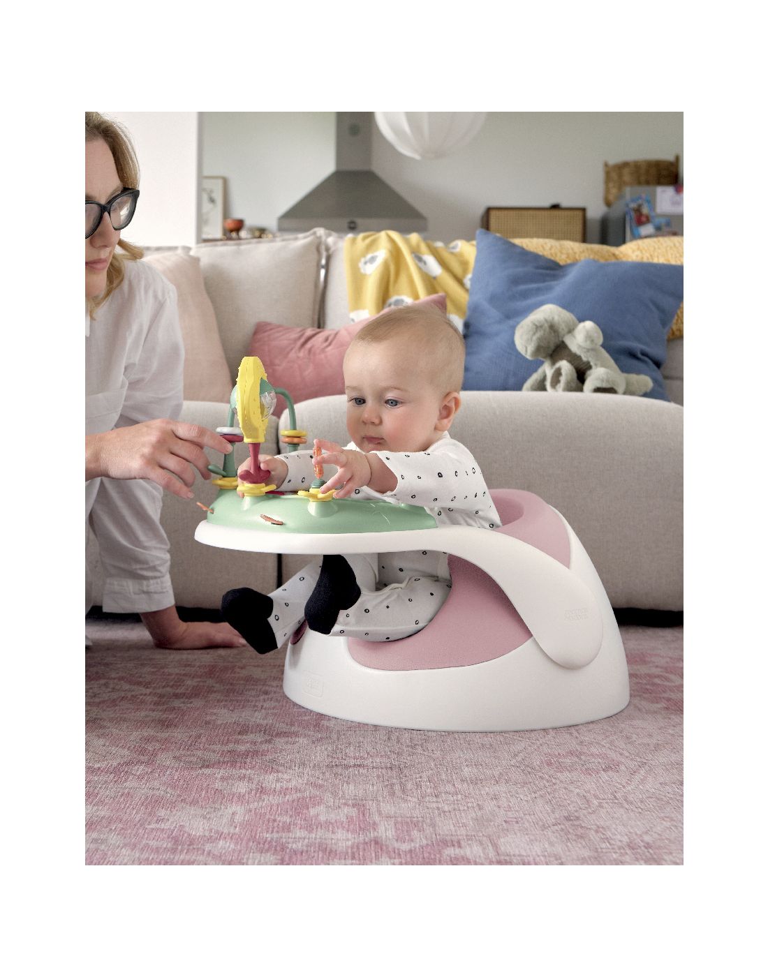 Παιδικό Κάθισμα Snug & Δίσκος Δραστηριότητας Blossom Mamas & Papas