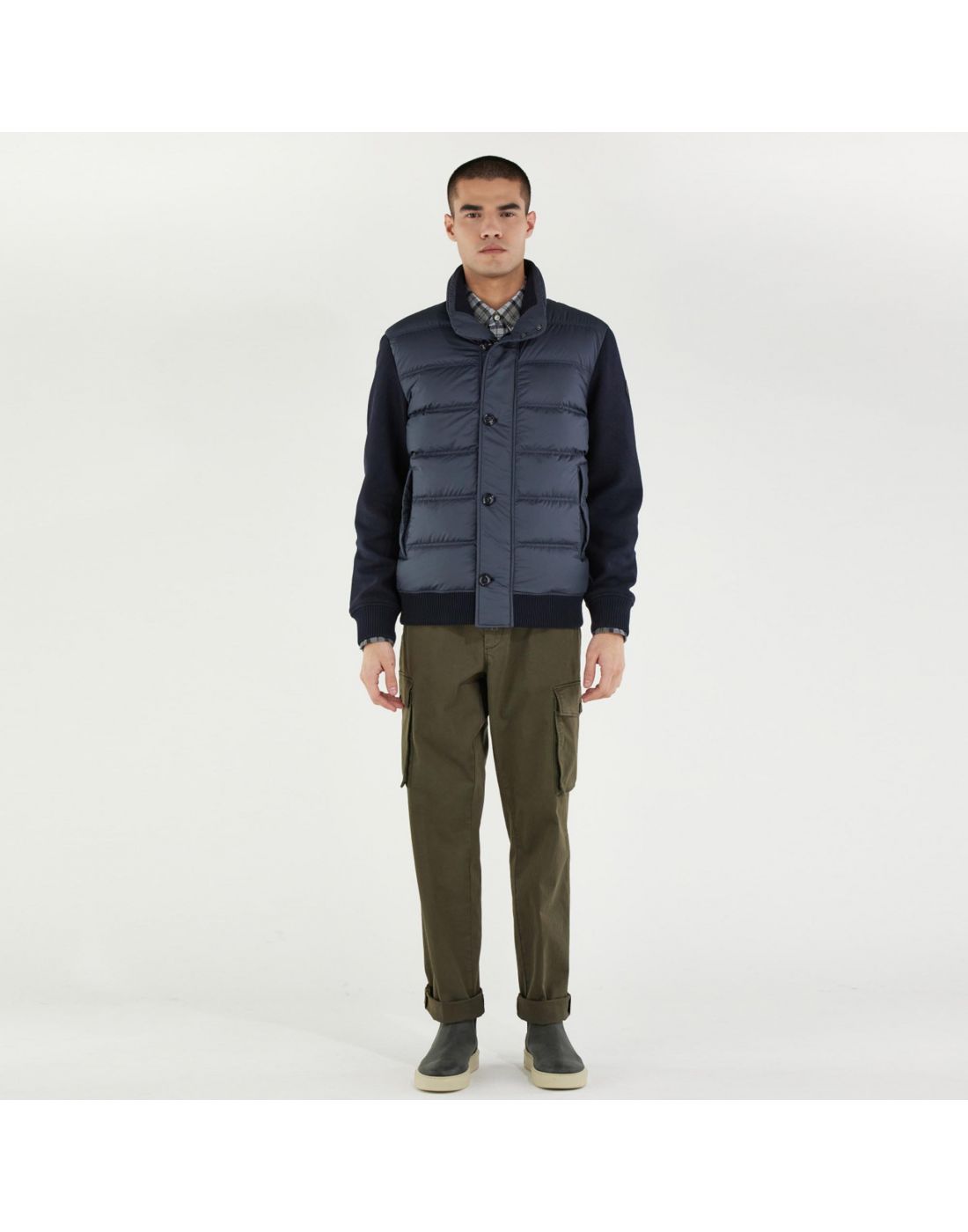 Woolrich Μen's  Bonded Hybrid Fleece Jacket