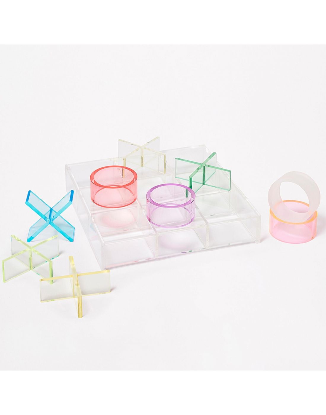 Sunny Life Lucite Tic Tac Toe
 Smiley