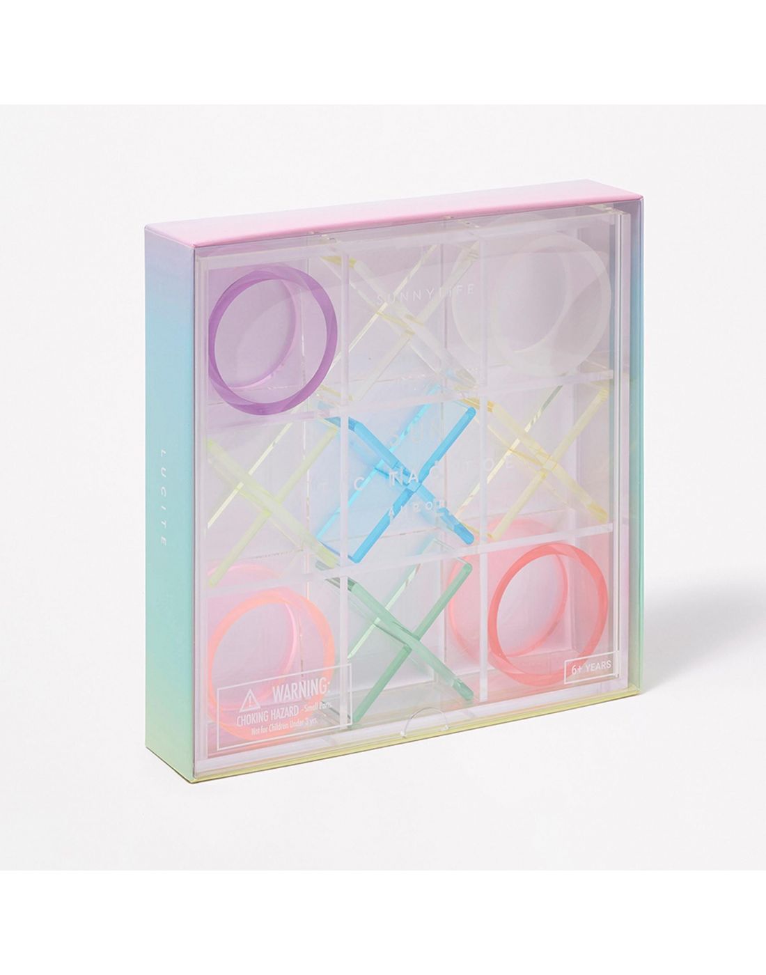 Sunny Life Lucite Tic Tac Toe
 Smiley