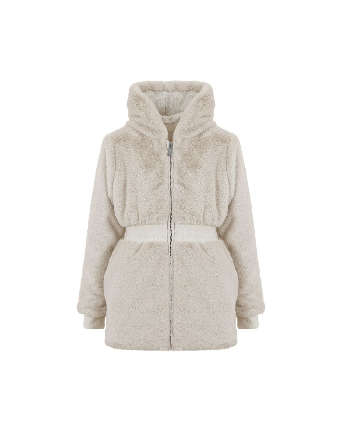 Lapin House Girls Fur Hooded Coat