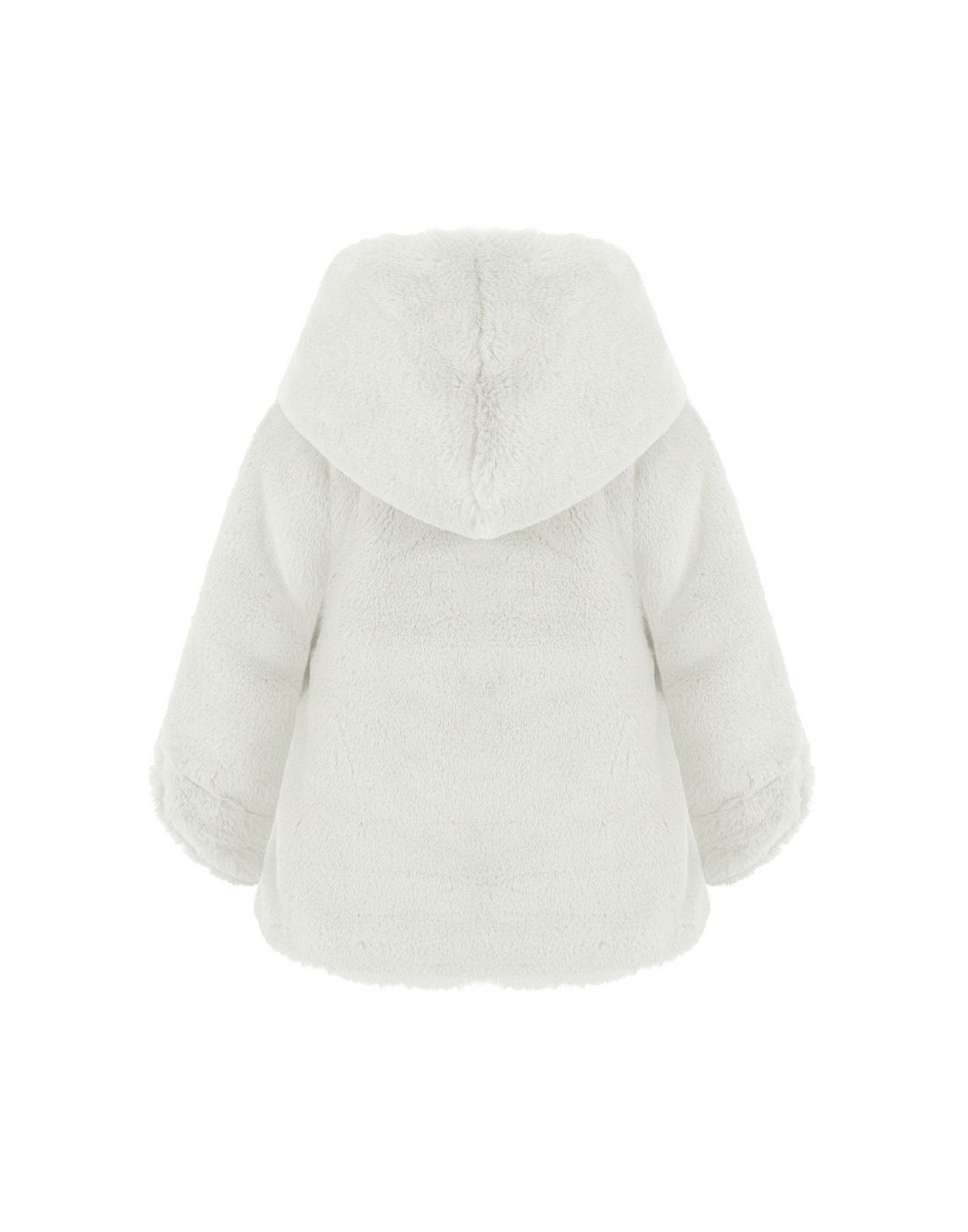 Lapin House Girls Fur Hooded Coat