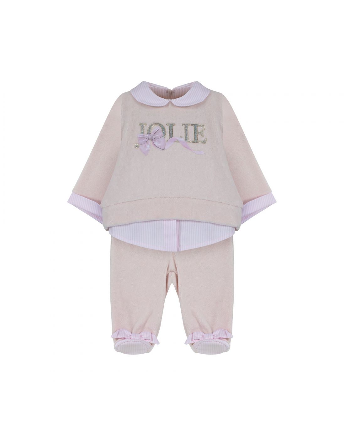 Lapin House Baby Girls Print Blouse&Trousers Set