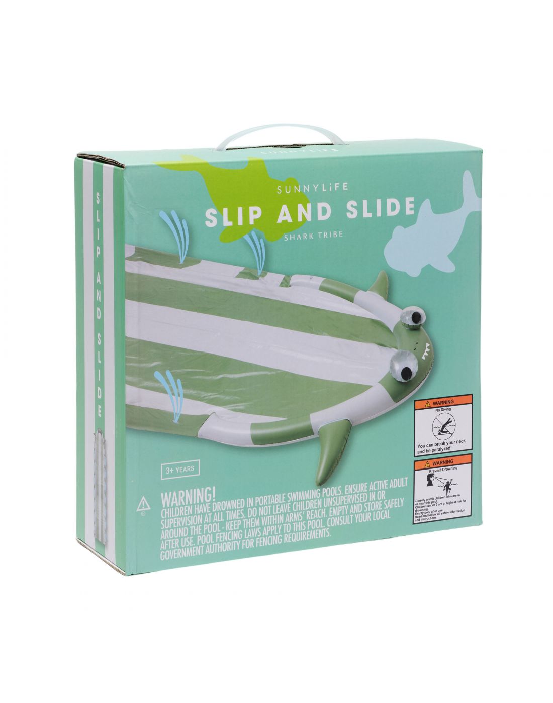 Sunnylife Slip and Slide Shark Tribe Khaki