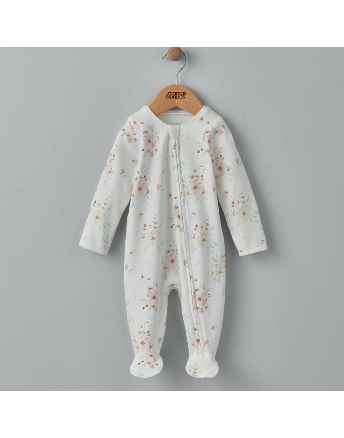 Mamas & Papas Floral Zip All-in-One