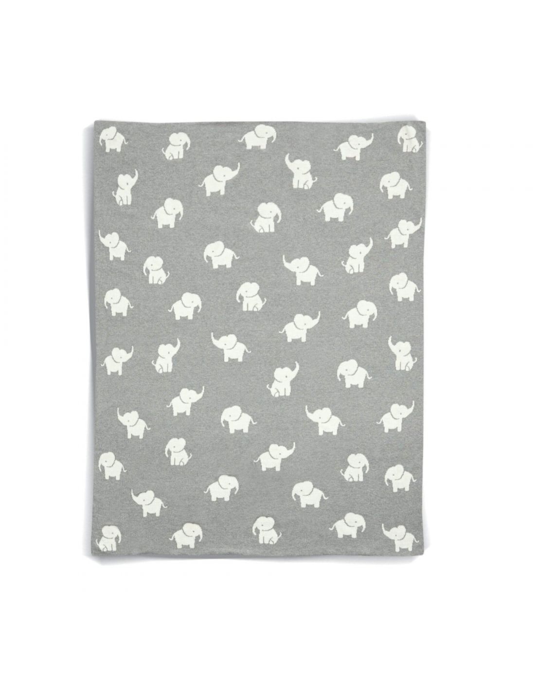 Mamas & Papas Knitted Blanket 80*100 Welcome To The World Elephant