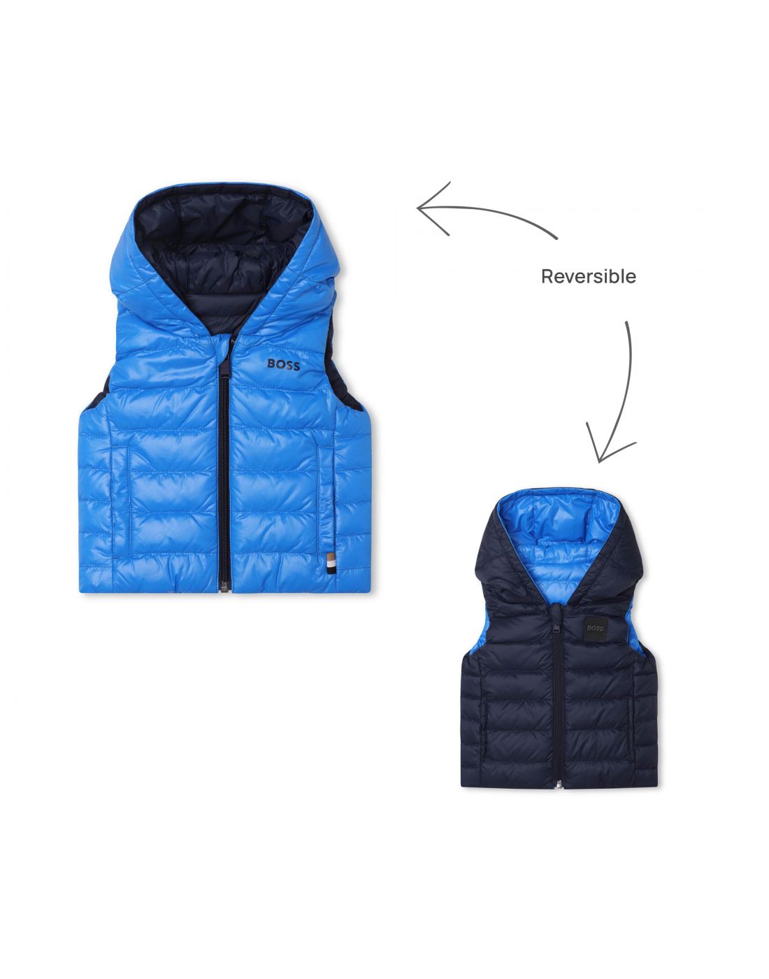 Hugo Boss Babys Vest with Down Hugo Boss 23260849 LapinKids LAPIN KIDS