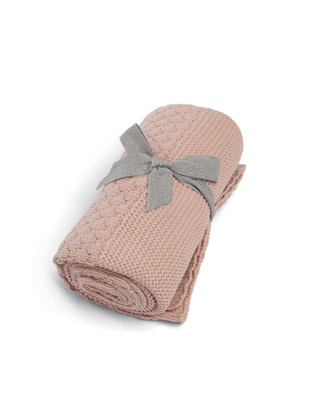 Mamas & Papas Knitted Blanket Welcome to the World Seedling Pink