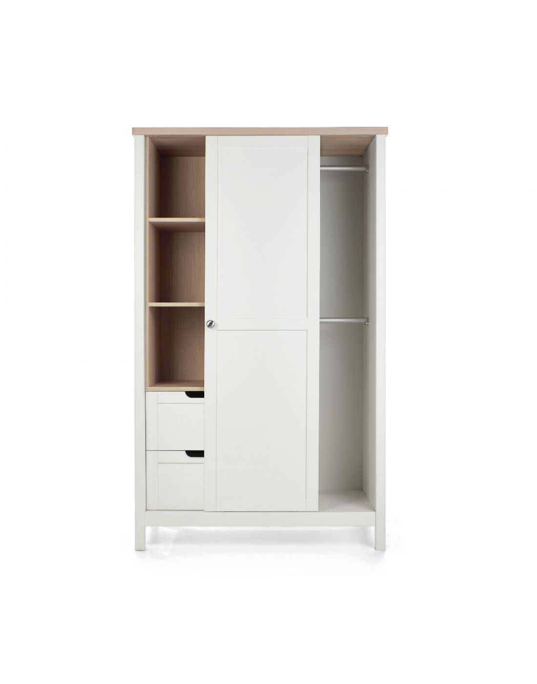 Mamas & Papas Harwell Wardrobe White-Natural