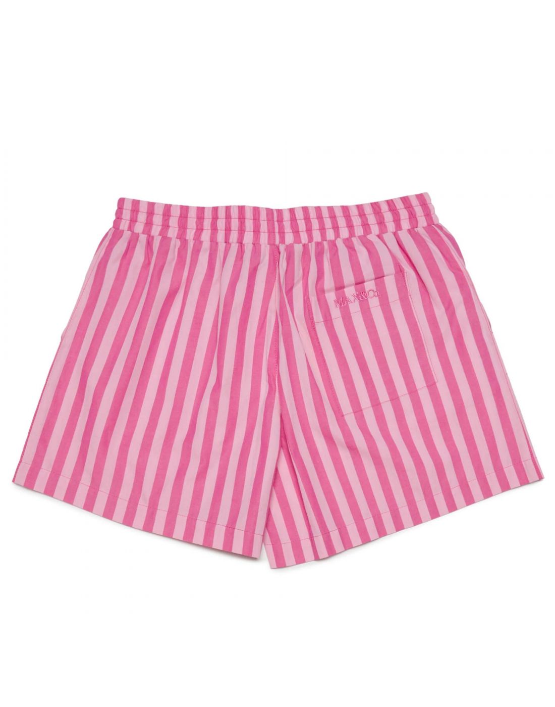 Max&co Striped Poplin Shorts