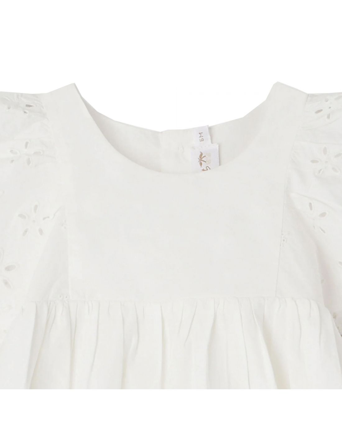 Βρεφικό Φόρεμα Lulu blanc Lait Bon Point