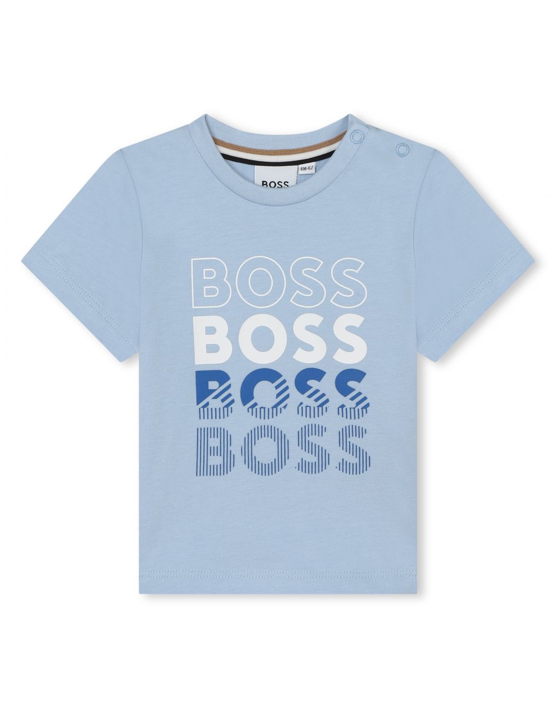 Βρεφική Μπλούζα Κοντό Μανίκι Boss