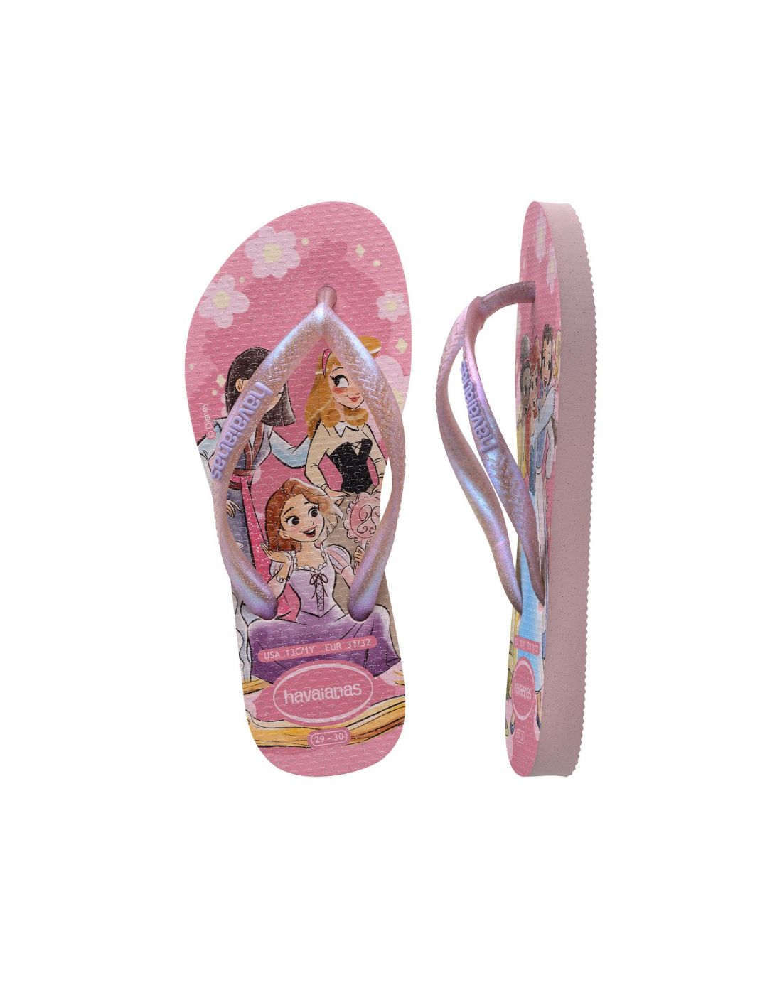 Παιδικές Σαγιονάρες Slim Princess Peony Rose Havaianas