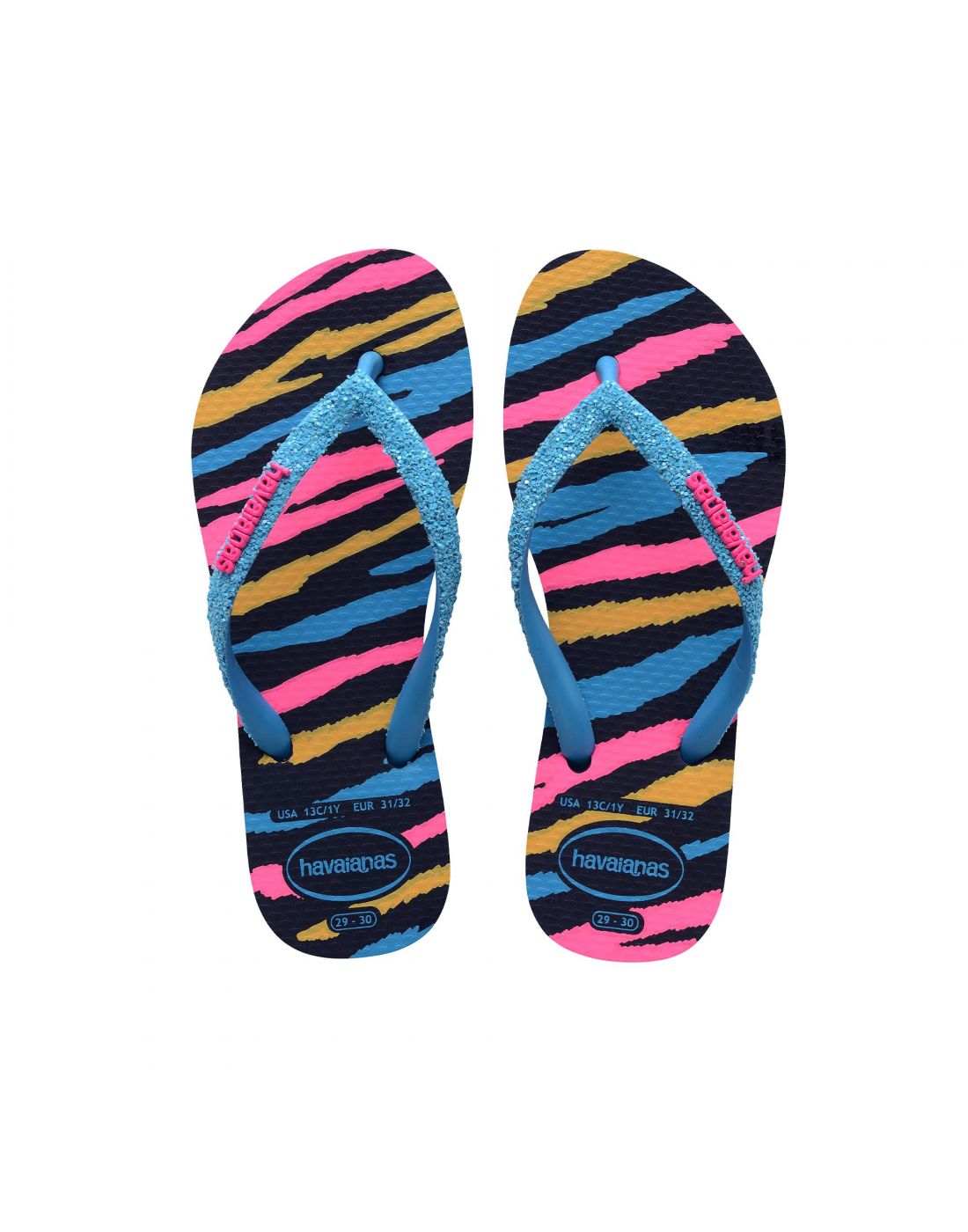 Havaianas Flip-Flops  Slim Glitter Navy Blue