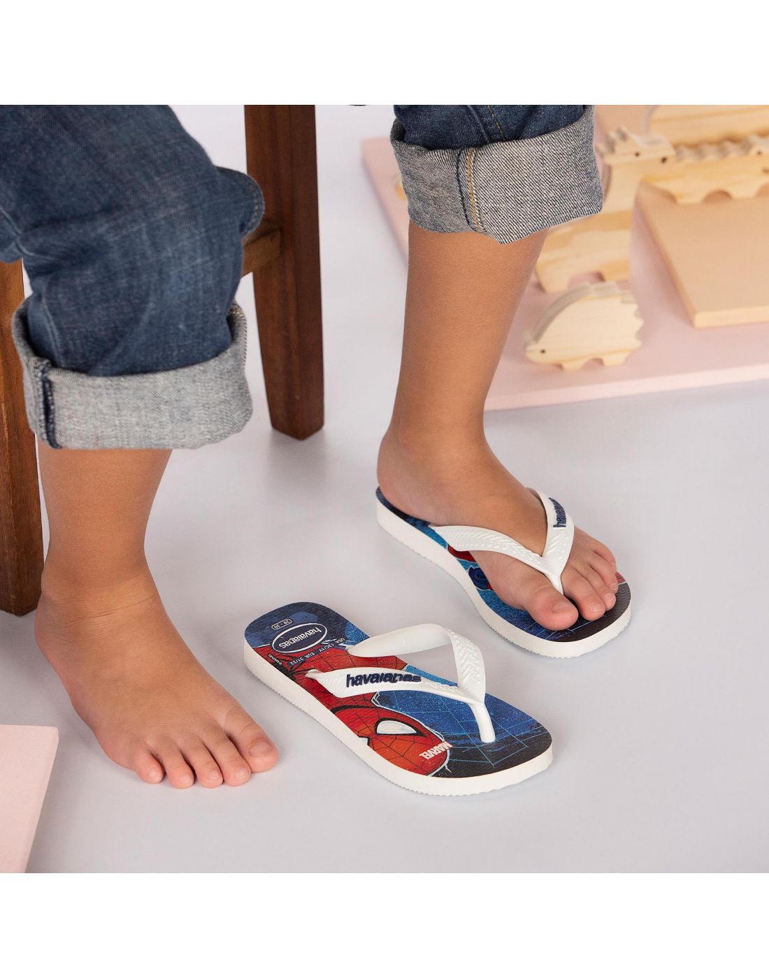 Havaianas Flip Flops Top Marvel II White Havaianas 24170363 LapinKids LAPIN KIDS