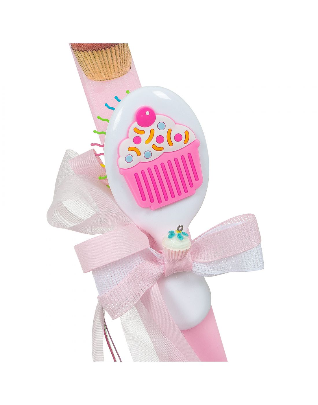 Easter Candle with Hair Brush