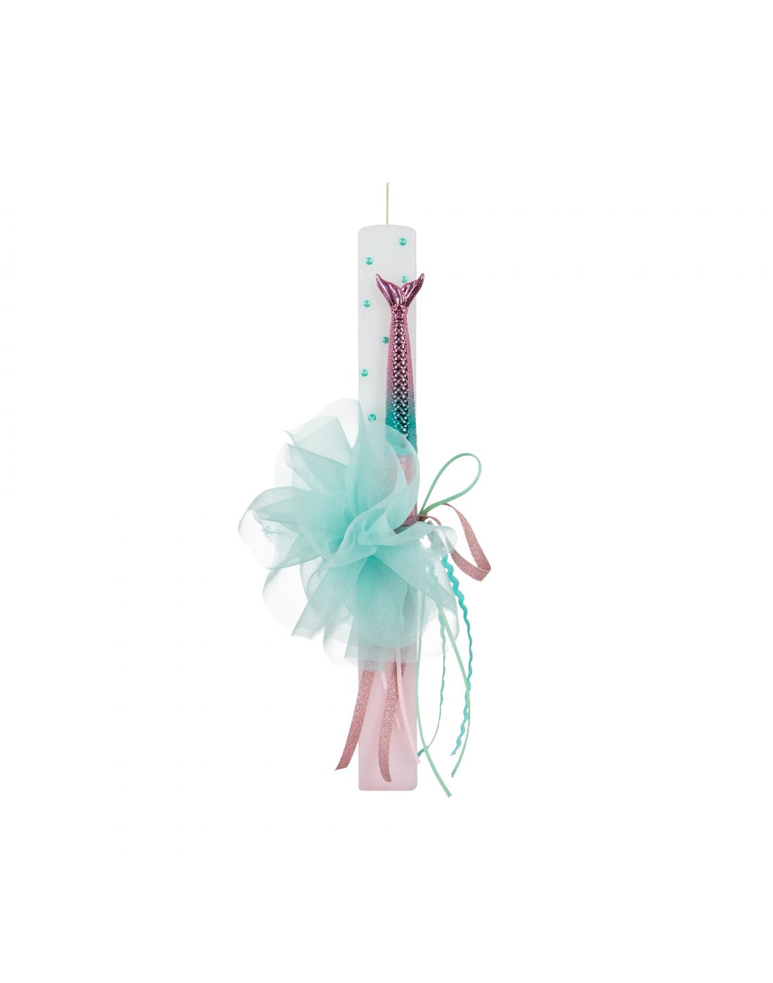 Easter Candle with Mermaid Pen