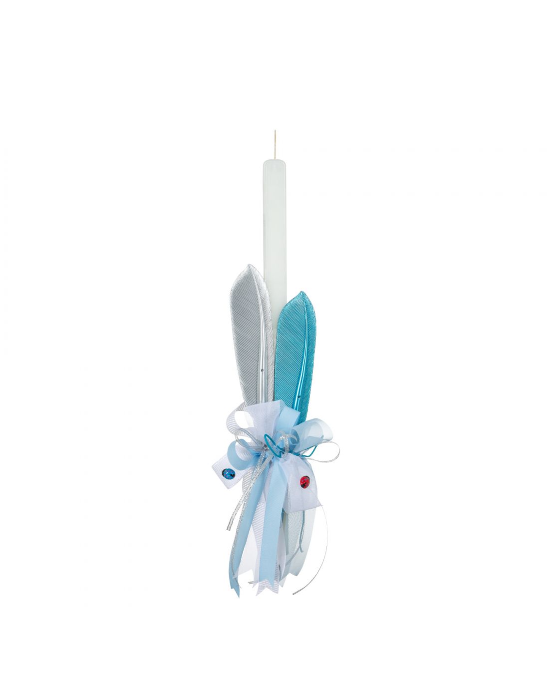 Easter Candle with Pen Wings