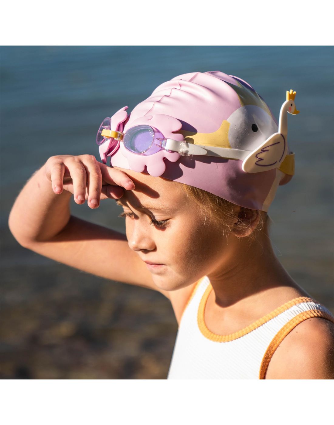 Παιδικά Γυαλιά Κολύμβησης SunnyLife Princess Swan Multi