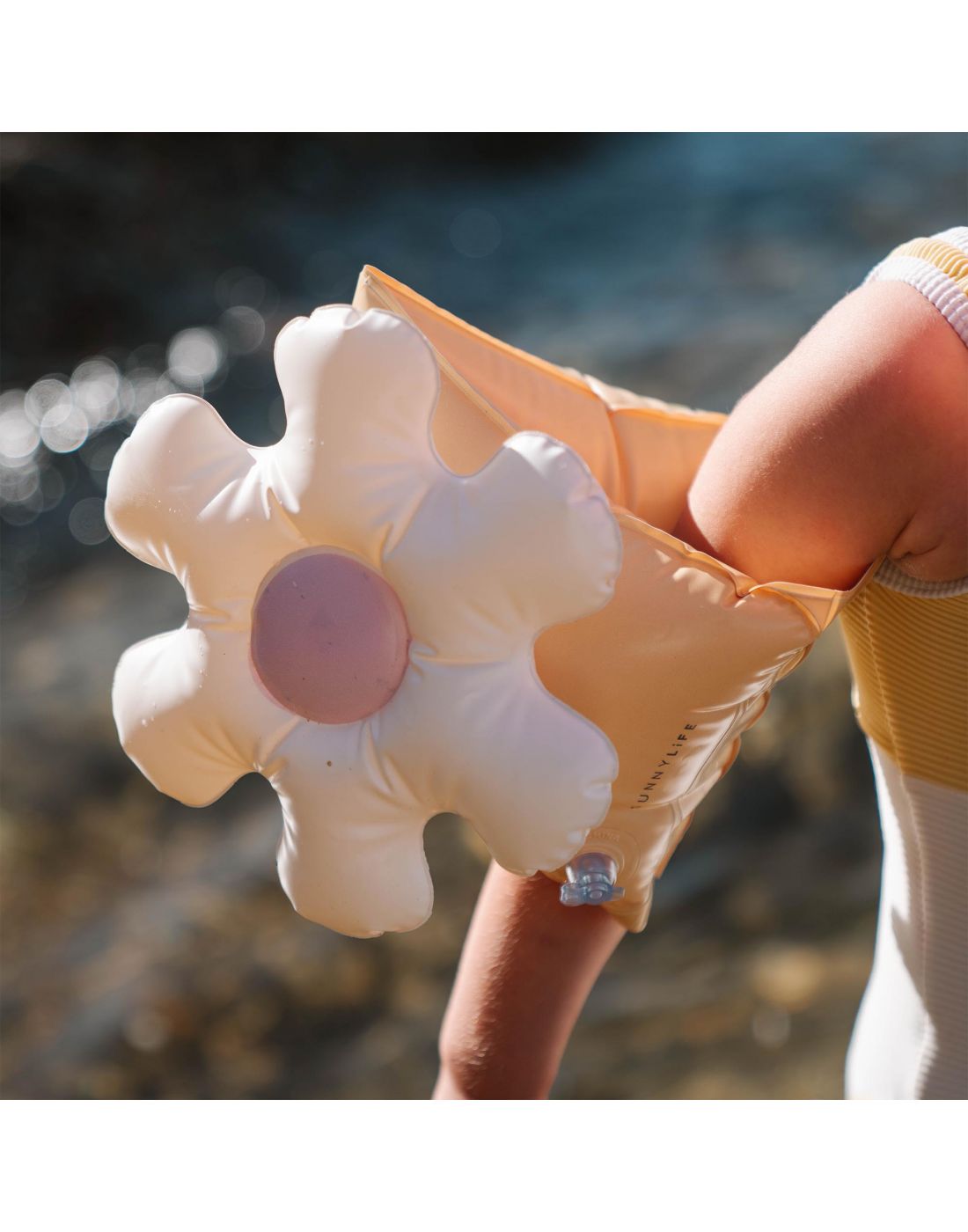 SunnyLife Kids Inflatable Arm Bands Princess Swan Multi