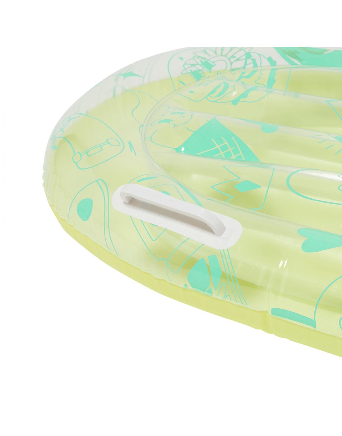 SunnyLife Inflatable Body Board The Sea Kids Blue-Lime