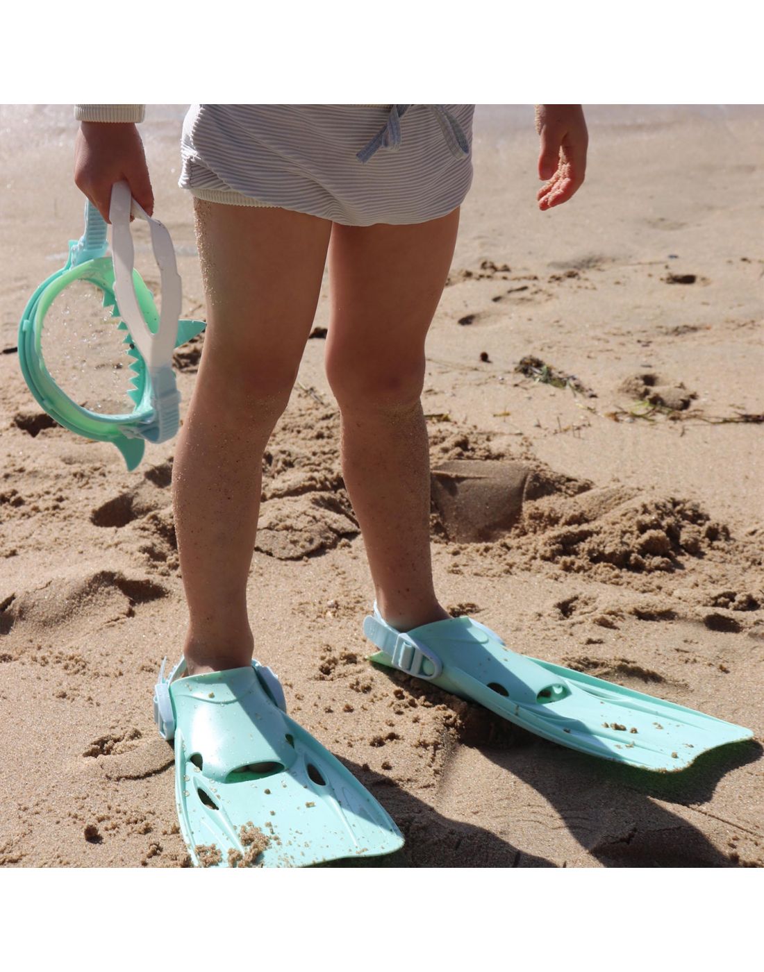 SunnyLife Kids Snorkel Set Small Salty the Shark Multi