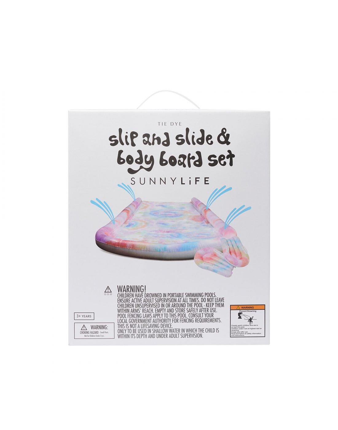 SunnyLife Slip Slide and Boogie Board Set Tie Dye Tie Dye