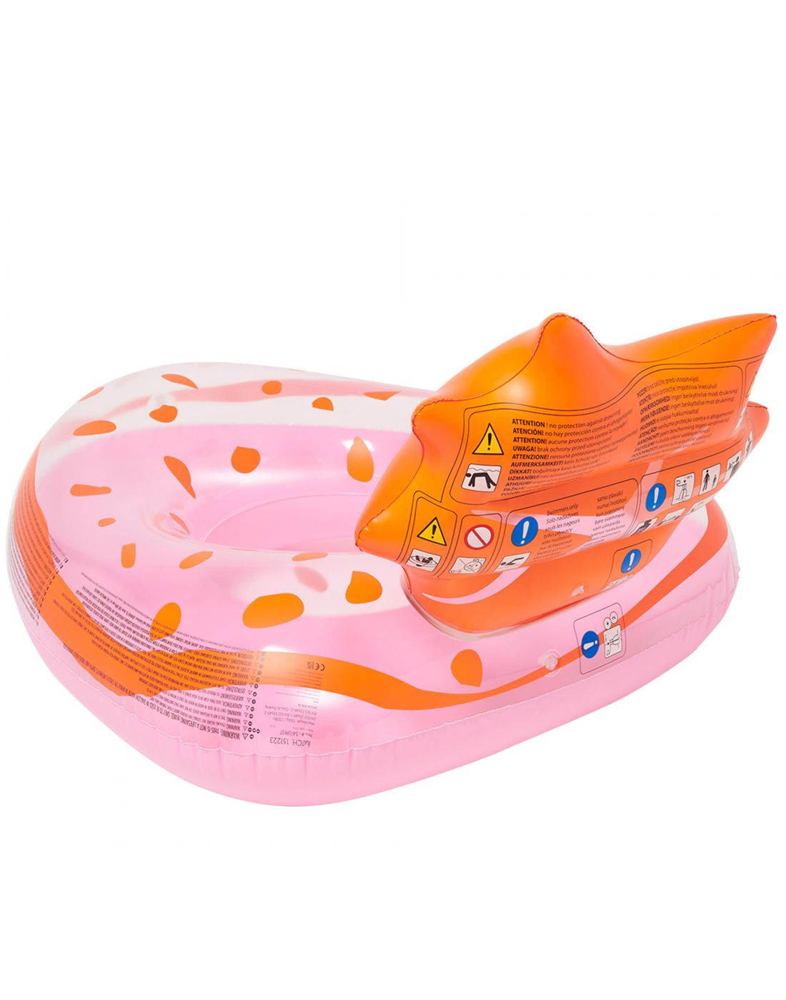 SunnyLife Luxe Tube Pool Ring Strawberry Pink