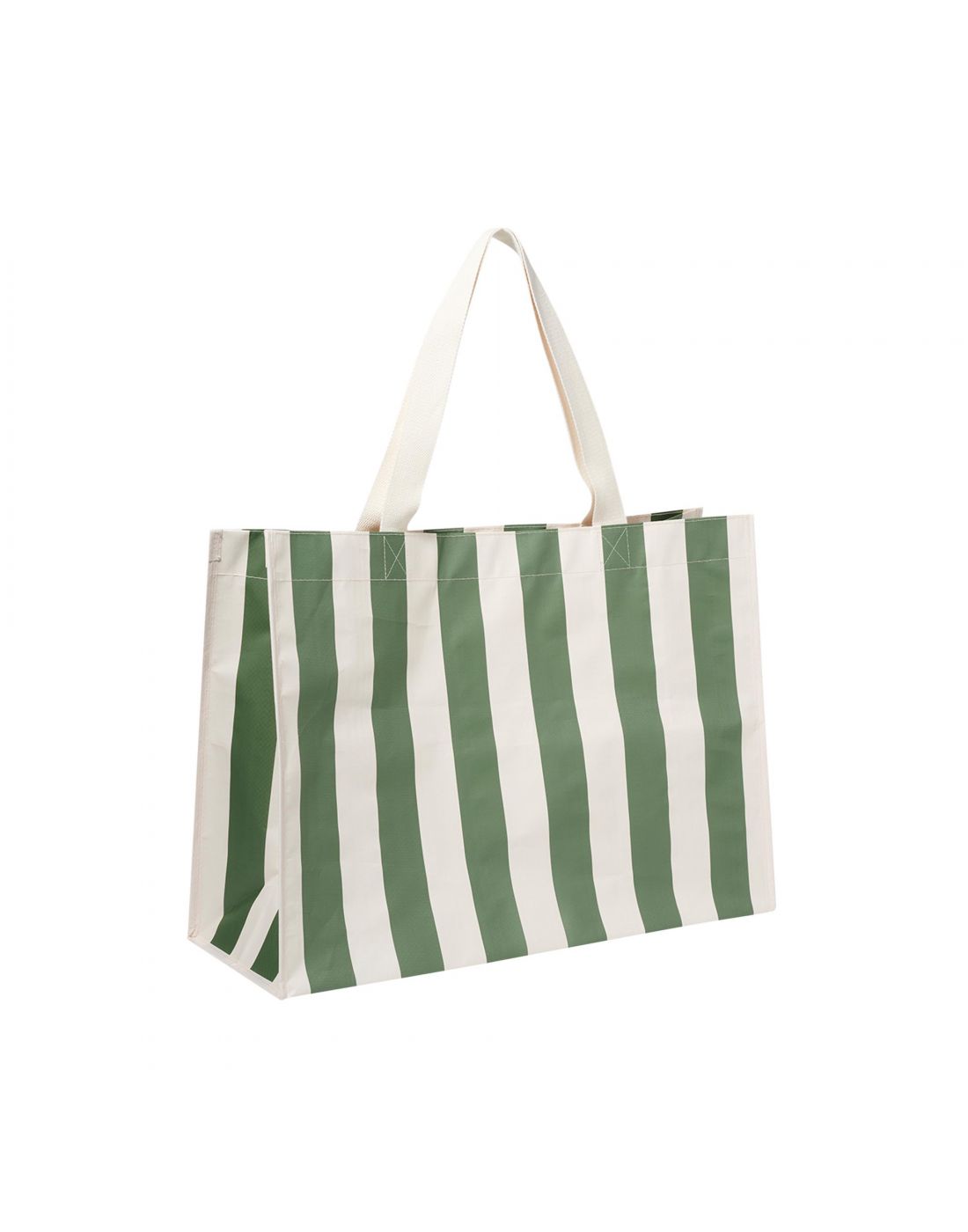 SunnyLife Carryall Beach Bag The Vacay Olive Stripe