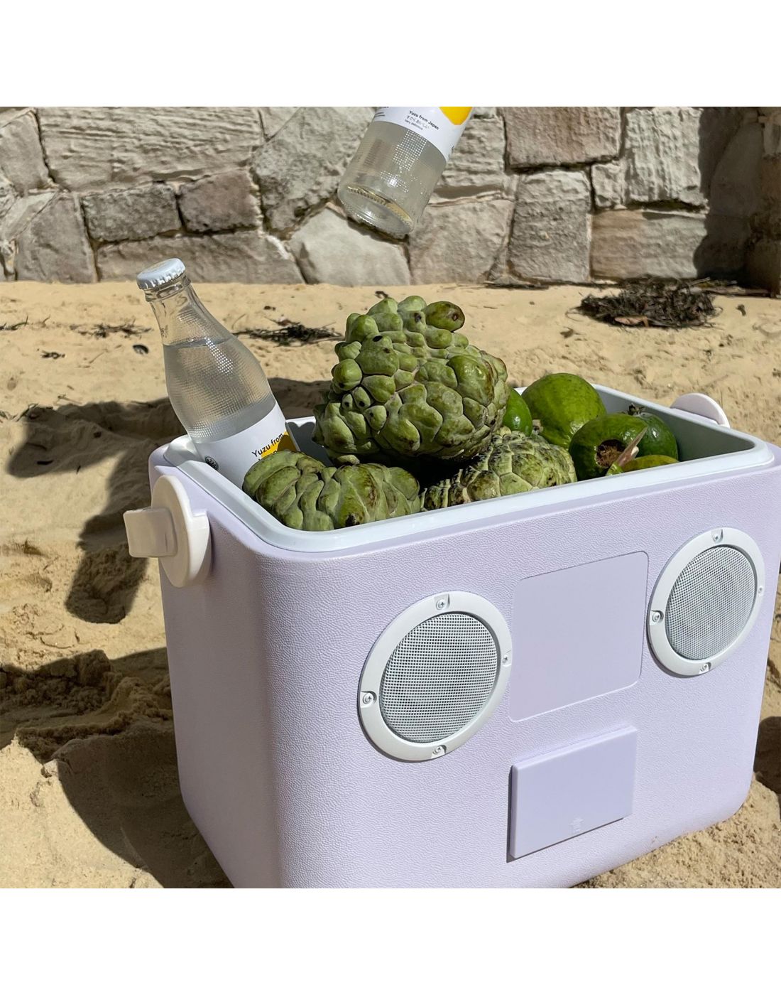 SunnyLife Beach Cooler Box Sounds Speaker Rio Sun Pastel Lilac Cream