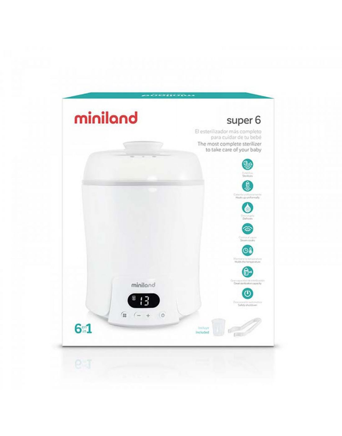Miniland Sterilizer-Heater-Steamcook Super 6