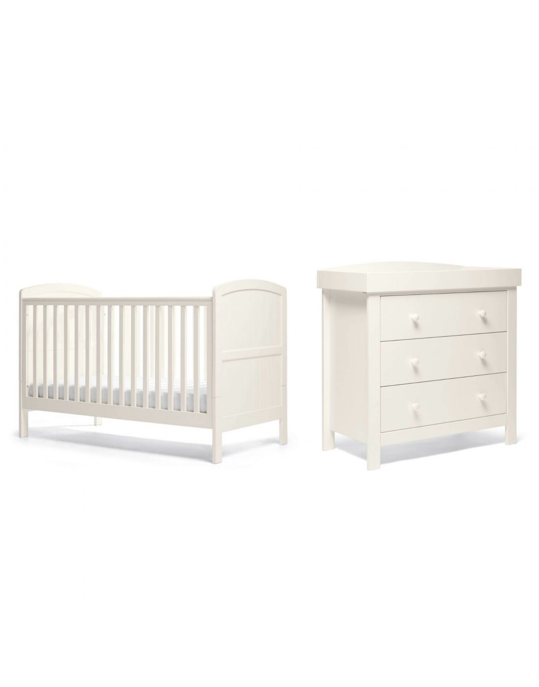 Mamas & Papas Set Cotbed & Drawer DOVER White