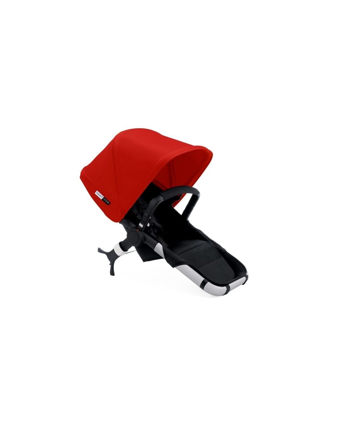 Bugaboo Kids Runner Black Seat  + Red Canopy