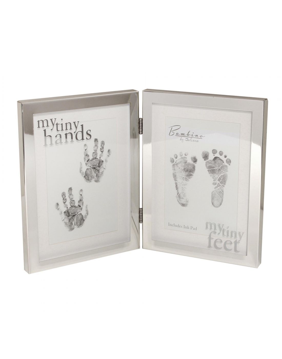 Bambino Silver Plated Frame My Tiny Hands/Feet