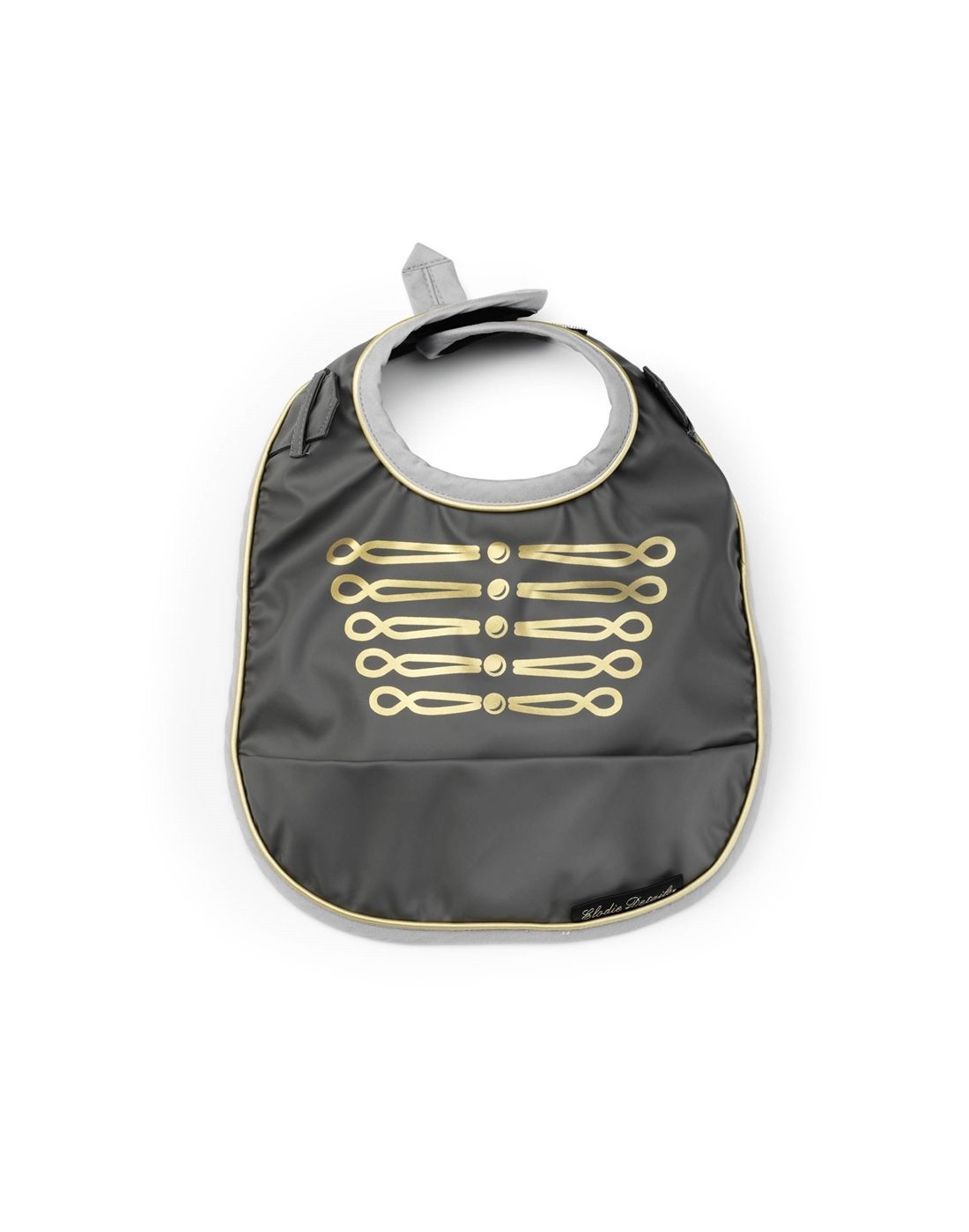 Elodie Details Kids Bib Golden Grey