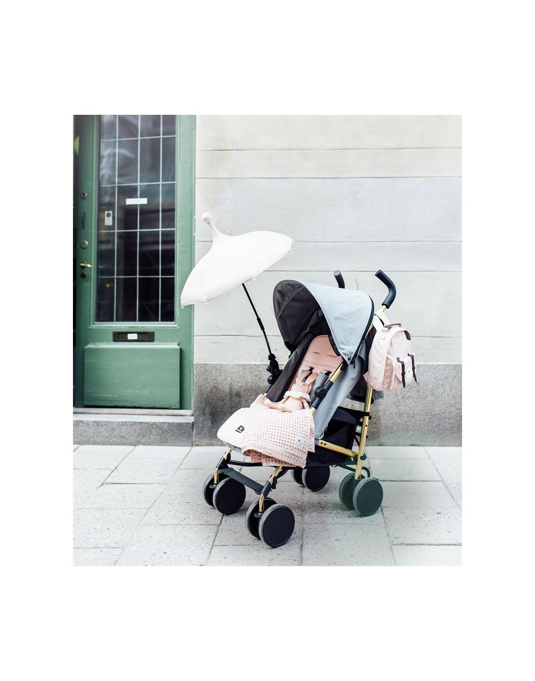 Elodie Details Kids Stroller Parasol  Vanilla White