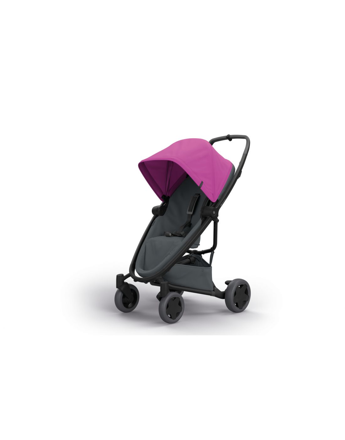 Quinny Kids ZAPP FLEX PLUS Pushchair Pink On Graphite